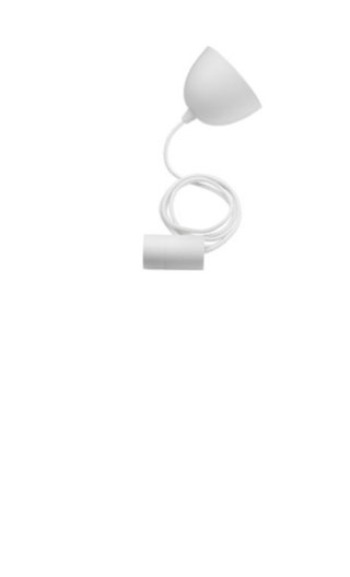 2 Pantallas de Lámpara Ikea Blanca y 1 montura
