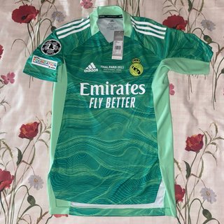 Camiseta Real Madrid Courtois Final Champions 2022