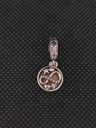 Charm plata 925colgante infinito fondo051-03-00715