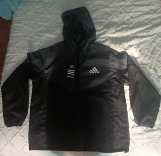 Sudadera Adidas gris y negra