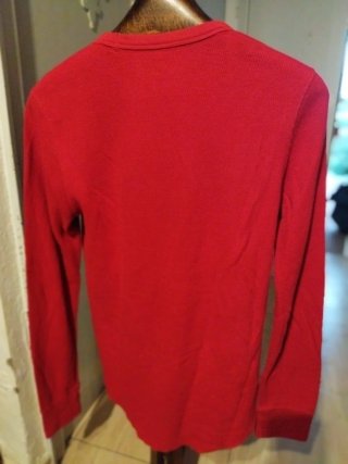 Jersey Hollister Rojo Cuello Redondo Talla M