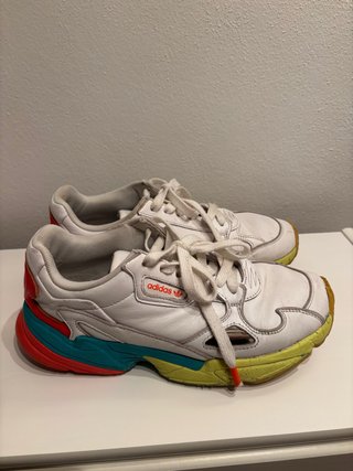 Zapatillas Adidas Falcon Mujer Multicolor
