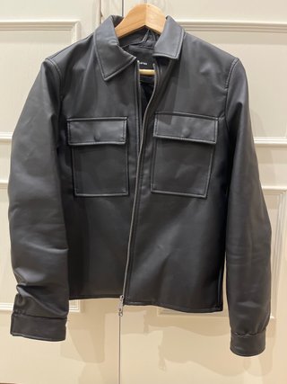 Chaqueta de Cuero Sintético Negra Lefties