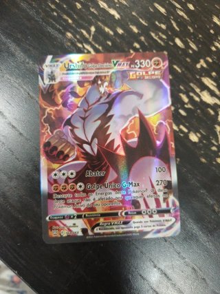 Carta Pokémon Urshifu VMAX Golpe Decisivo