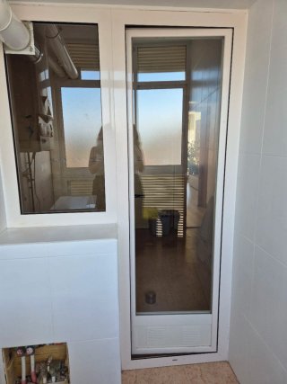 Puerta acristalamiento terraza - doble cristal