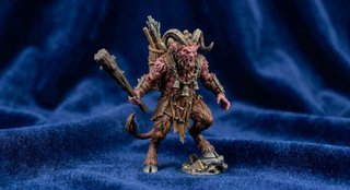 Krampus, miniatura para navidad rol rpg dnd d&d