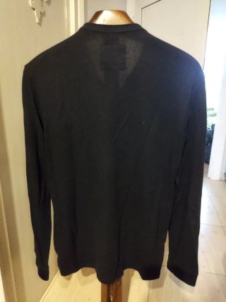 Jersey Hollister Manga Larga Negro Talla M