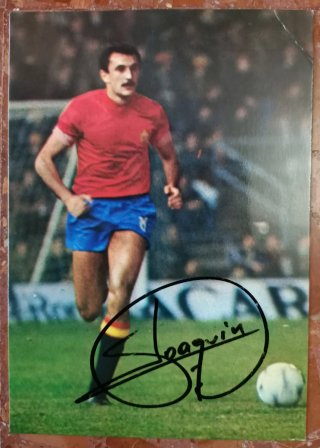 Postal firmada de Joaquín Alonso 1981