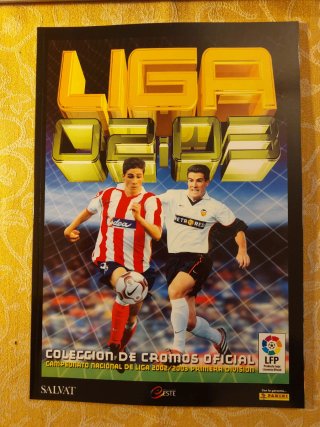 Álbum facsímil cromos Liga 02-03 Panini