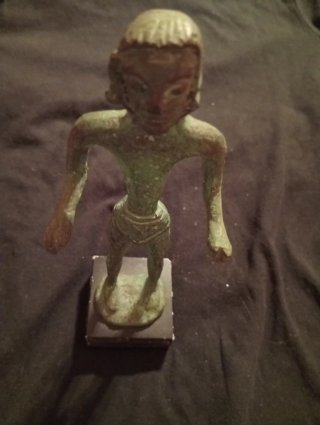 Statuetta vintage in bronzo