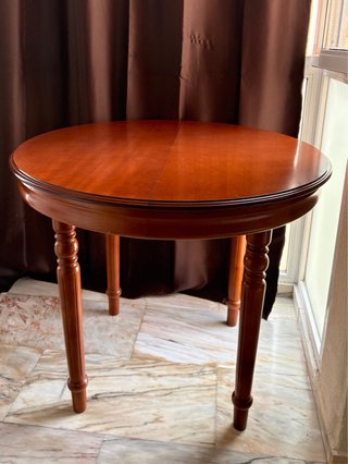 Mesa Camilla Redonda de Madera