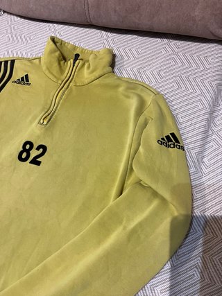 Sudadera Adidas 1/4 Zip Verde 82