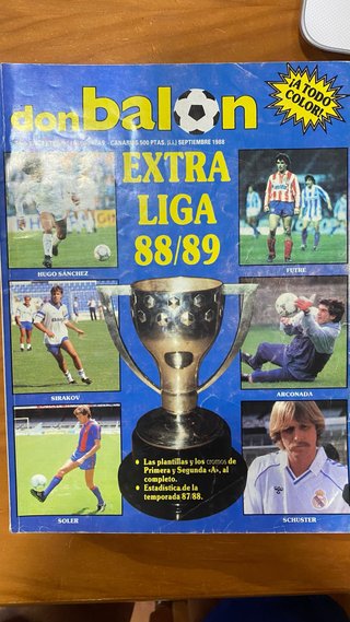 Revista Don Balón Extra Liga 88/89
