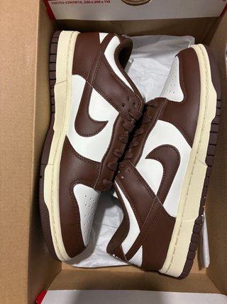 Nike Dunk Low Cacao Marrón y Blanco