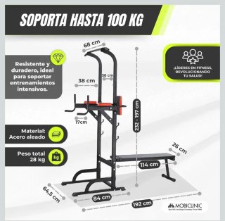 Estación Musculación Mobiclinic 9en1