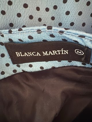 Vestido Blanca Martin azul talla M
