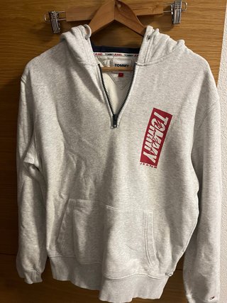 Sudadera Tommy Jeans Gris Talla S