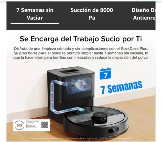 Robot Aspirador y Fregador Roborock Q7L5+