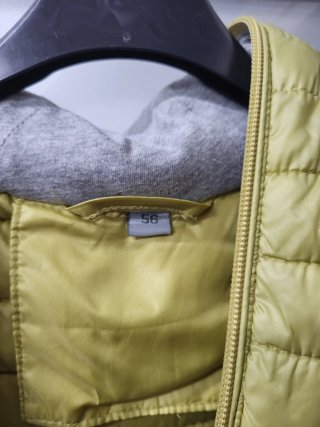 Chaqueta Acolchada Amarilla Talla 56