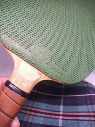 Raqueta de tenis de mesa con funda