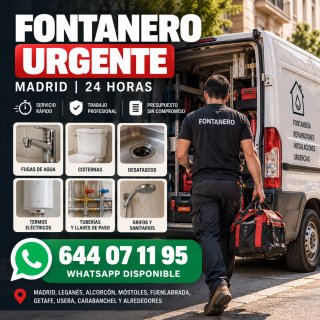 Fontanero Urgente Madrid | 24 Horas