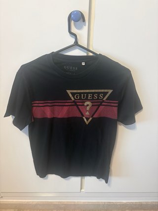 Camiseta Negra Guess Talla S