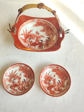 Set de 3 Cuencos de Porcelana Japonesa