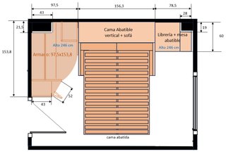 Dormitorio flexible multiusos del 2024. Como nuevo