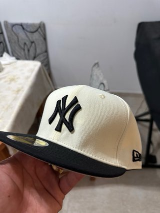 Gorra New Era 59FIFTY Yankees Blanco/Negro