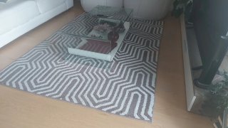 Alfombra moderna diseño geométrico