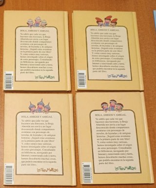 Lote  4 libros Las 3 mellizas: -. Don Quijote/ Da