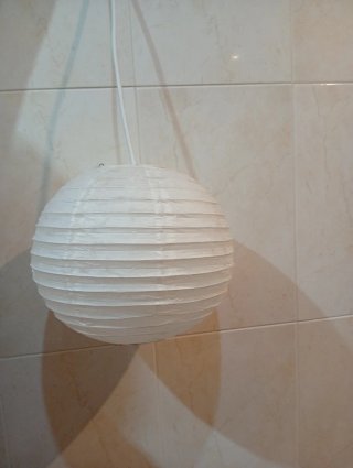 Lámpara de Techo Esférica de Papel