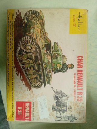 Maqueta Heller Char Renault R 35