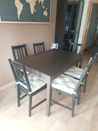 Mesa y 6 sillas Ikea