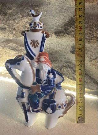 Figura Sargadelos el Duque de Aquitania a caballo