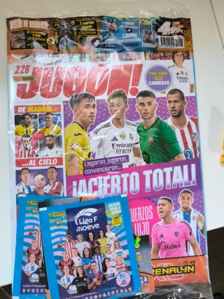 Revista jugón número 226 sin abrir.