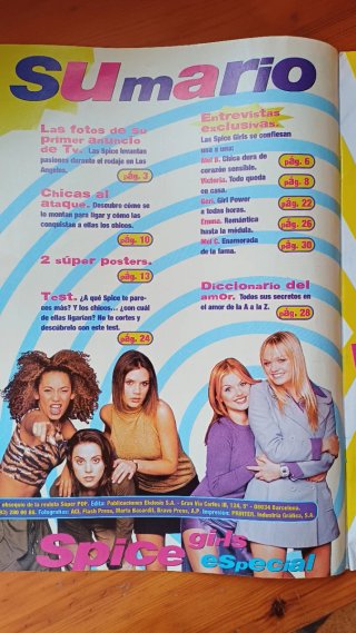 Lote Revistas Spice Girls Especiales