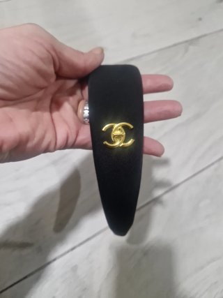 Diadema Chanel Negra