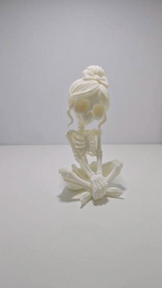 Figura Esqueleto Menina Halloween