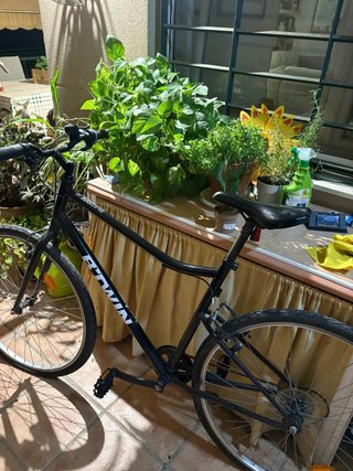 Bicicleta paseo BTWIN negra