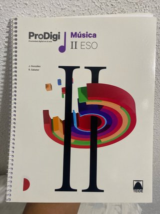 Libro ProDigi Música II ESO