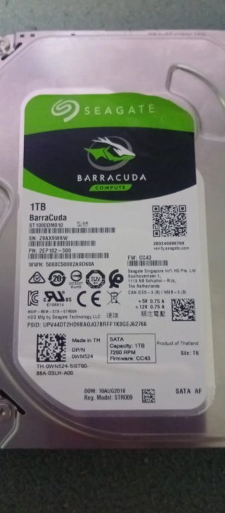 Disco Duro Seagate Barracuda 1TB de 3.5