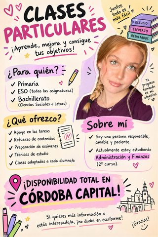 Clases particulares de primaria, ESO y bach 10€