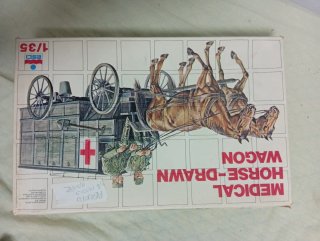 Maqueta Medical Horse-Drawn Wagon 1/35