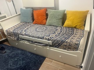 Cama nido IKEA HEMNES 80x200 cm + 2 colchones