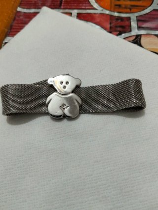 Pulsera TOUS Acero Inoxidable Malla Oso