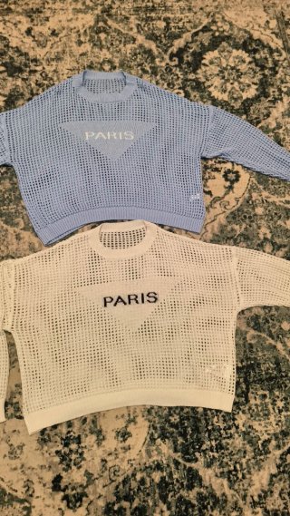 Set di 2 maglioni traforati Paris