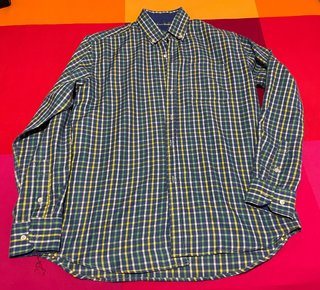 Camisa de cuadros multicolor