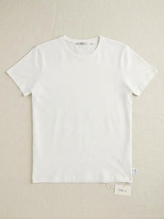 Camiseta Básica Blanca Zara Talla L