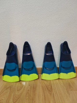 2 Pares de Aletas de Natación Tallas 37/38 y 39/40